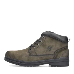Fashion Rieker Meskie Sznurowane Buty W Kolorze Zieleni Khaki