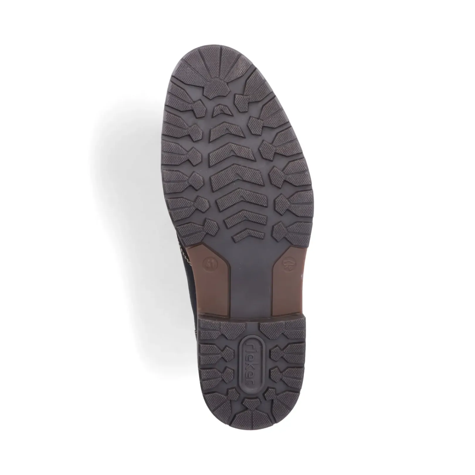 Best Rieker Meskie Sznurowane Buty W Kolorze Asfaltowo-Czarnym