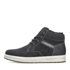 Best Rieker Meskie Sznurowane Buty W Kolorze Asfaltowo-Czarnym