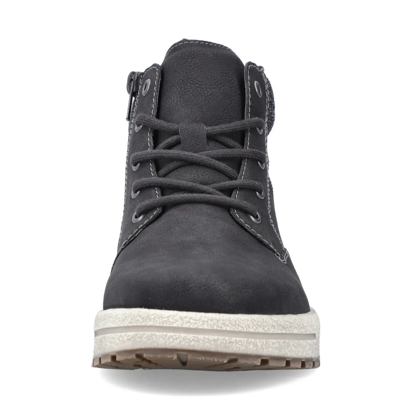 Best Rieker Meskie Sznurowane Buty W Kolorze Asfaltowo-Czarnym