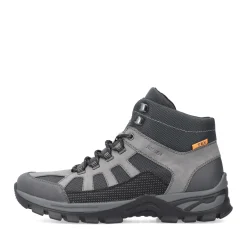 Sale Rieker Meskie Sznurowane Buty W Kolorze Platynowo-Szarym