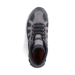 Sale Rieker Meskie Sznurowane Buty W Kolorze Platynowo-Szarym