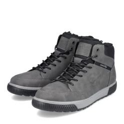 Best Rieker Meskie Sznurowane Buty W Kolorze Stalowoszarym