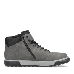 Best Rieker Meskie Sznurowane Buty W Kolorze Stalowoszarym