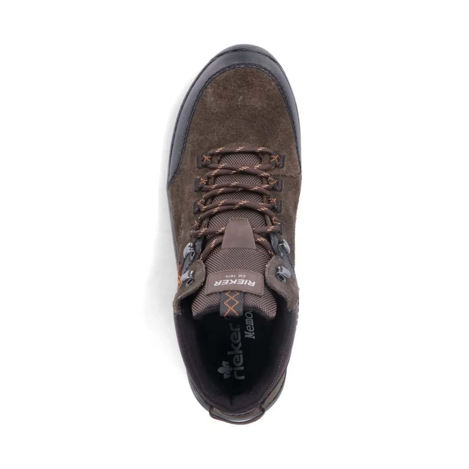 New Rieker Meskie Sznurowane Buty W Kolorze Kawowo-Brazowym