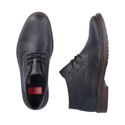 Online Rieker Meskie Sznurowane Buty W Kolorze Kruczoczarnym