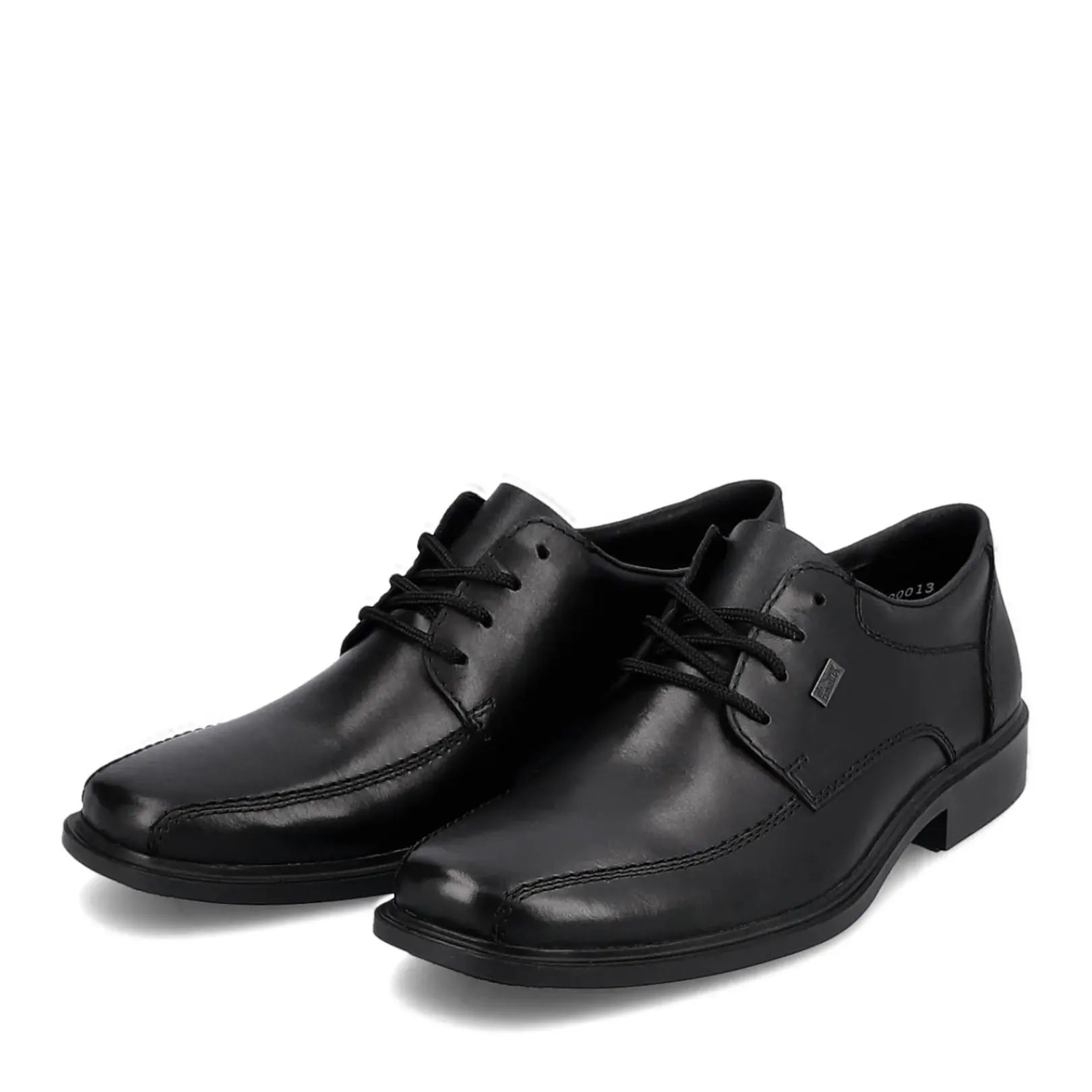 Sale Rieker Meskie Sznurowane Buty W Kolorze Ciemnej Czerni