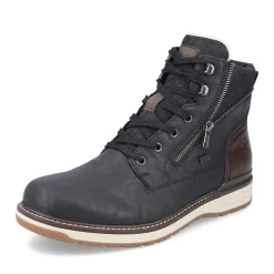 Clearance Rieker Meskie Sznurowane Buty , Nocna, Czarna