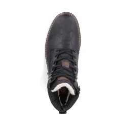 Clearance Rieker Meskie Sznurowane Buty , Nocna, Czarna