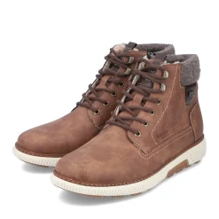 Clearance Rieker Meskie Sznurowane Buty W Kolorze Kawowo-Brazowym