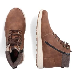 Clearance Rieker Meskie Sznurowane Buty W Kolorze Kawowo-Brazowym