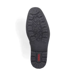 Hot Rieker Meskie Sznurowane Buty W Kolorze Czarnym, Blyszczacym