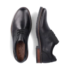 Sale Rieker Meskie Sznurowane Buty W Kolorze Czarnym, Blyszczacym