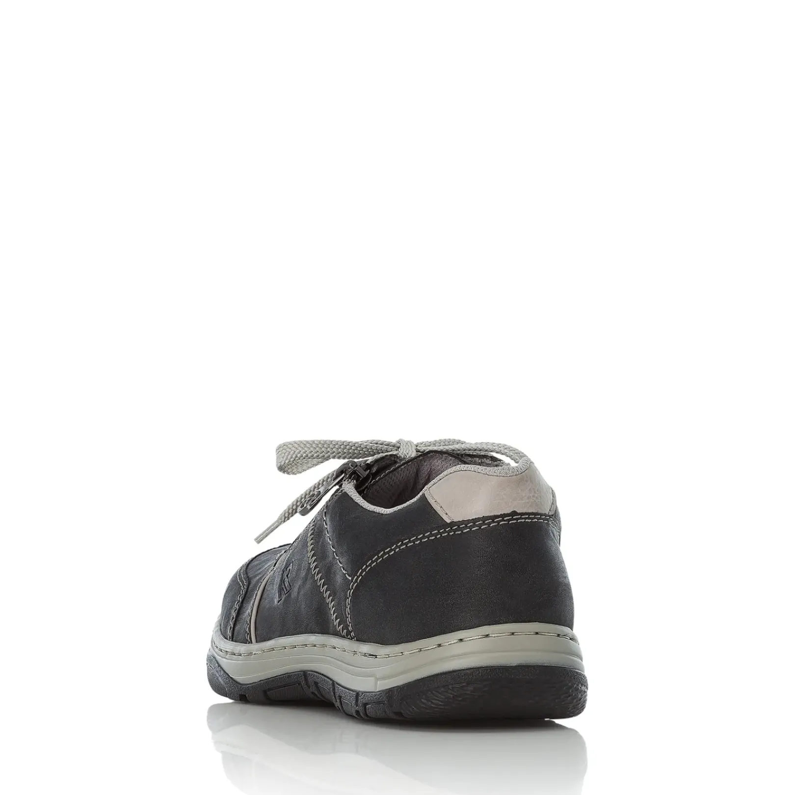 Best Rieker Meskie Sznurowane Buty Stalowo-Szaro-Biale