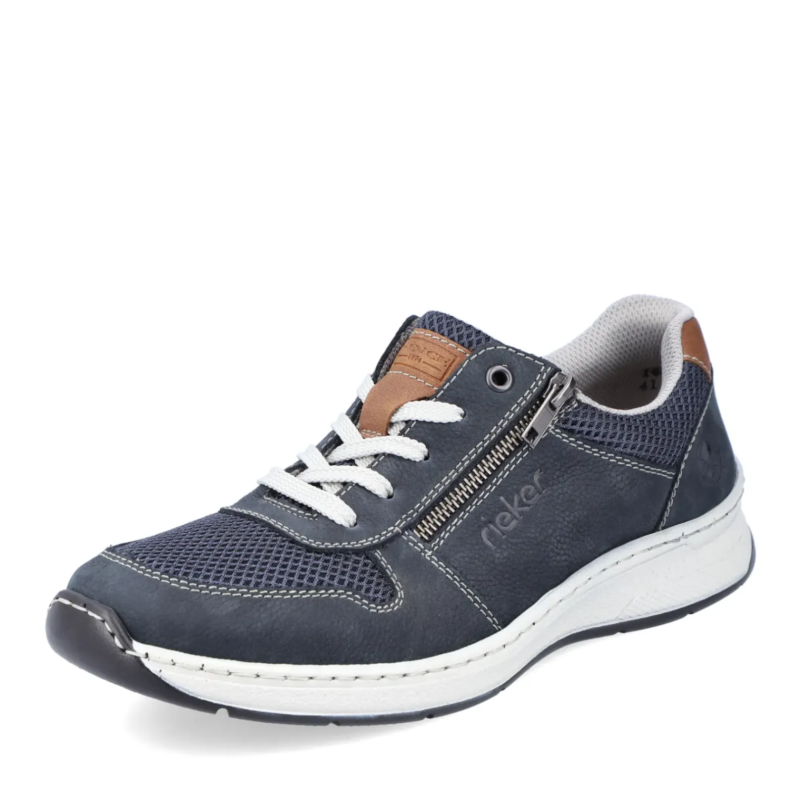 Clearance Rieker Meskie Sznurowane Buty W Kolorze Oceanicznego Blekitu