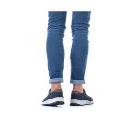 Clearance Rieker Meskie Sznurowane Buty W Kolorze Oceanicznego Blekitu