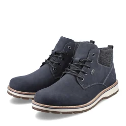 Discount Rieker Meskie Sznurowane Buty W Kolorze Blekitu Pacyfiku