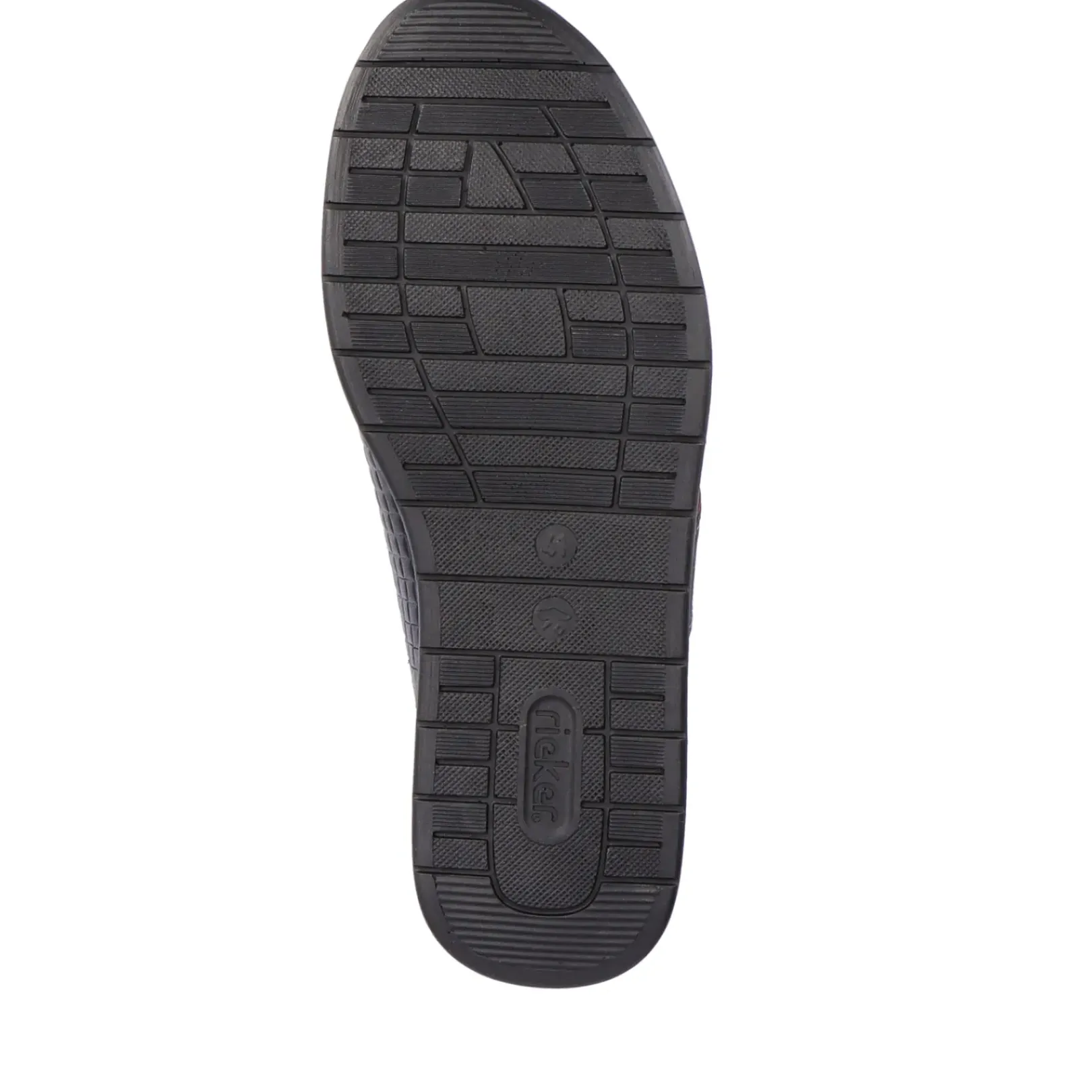 Fashion Rieker Meskie Sznurowane Buty W Kolorze Asfaltowo-Czarnym