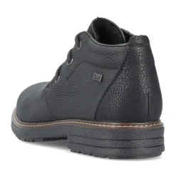 Outlet Rieker Meskie Sznurowane Buty W Kolorze Asfaltowo-Czarnym