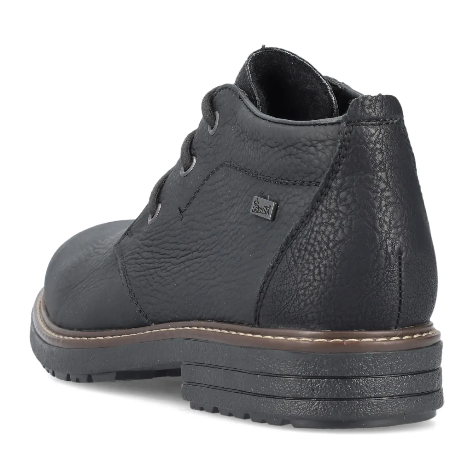 Outlet Rieker Meskie Sznurowane Buty W Kolorze Asfaltowo-Czarnym
