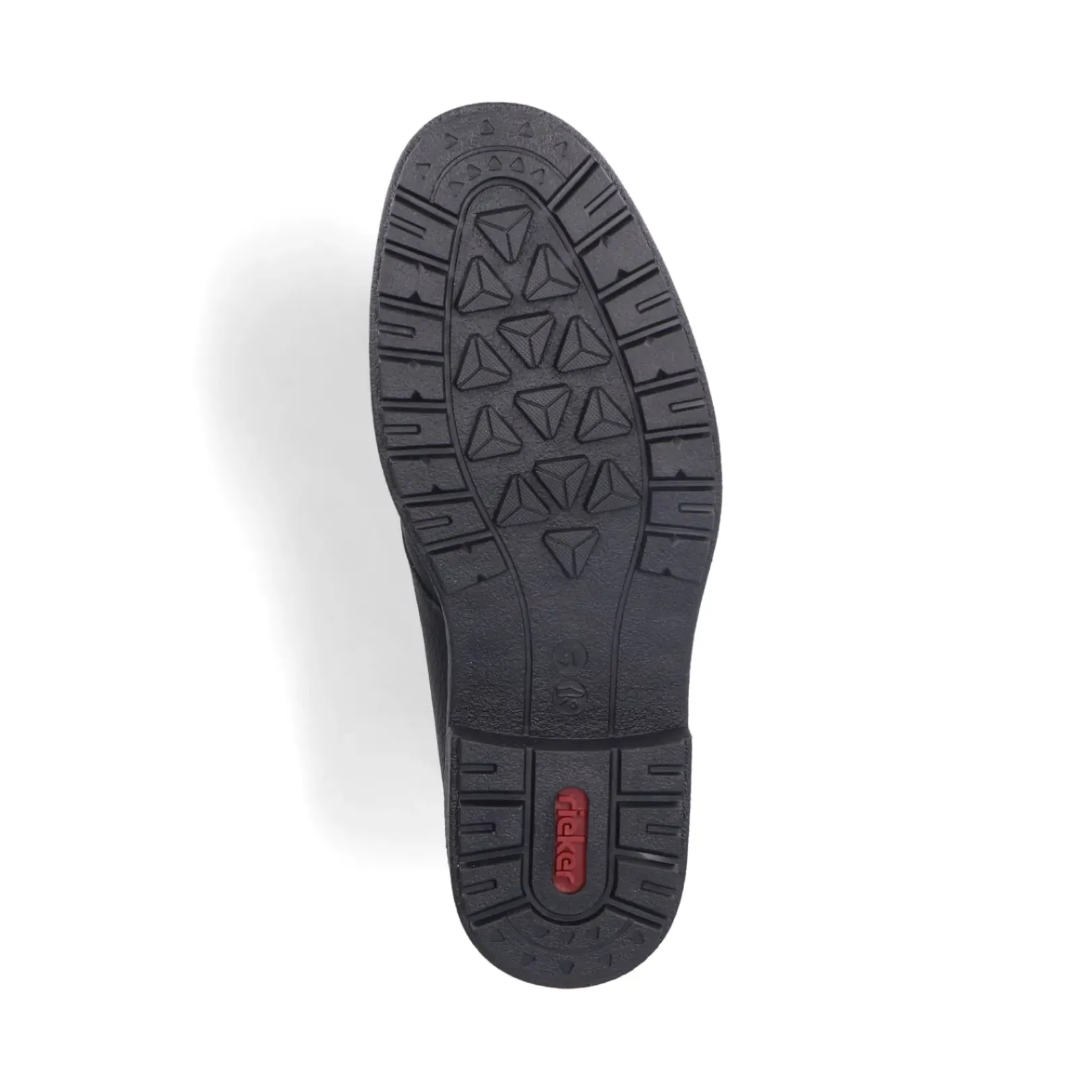 Outlet Rieker Meskie Sznurowane Buty W Kolorze Asfaltowo-Czarnym