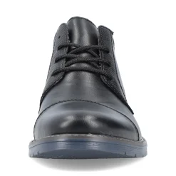 Fashion Rieker Meskie Sznurowane Buty W Kolorze Czarnym, Blyszczacym