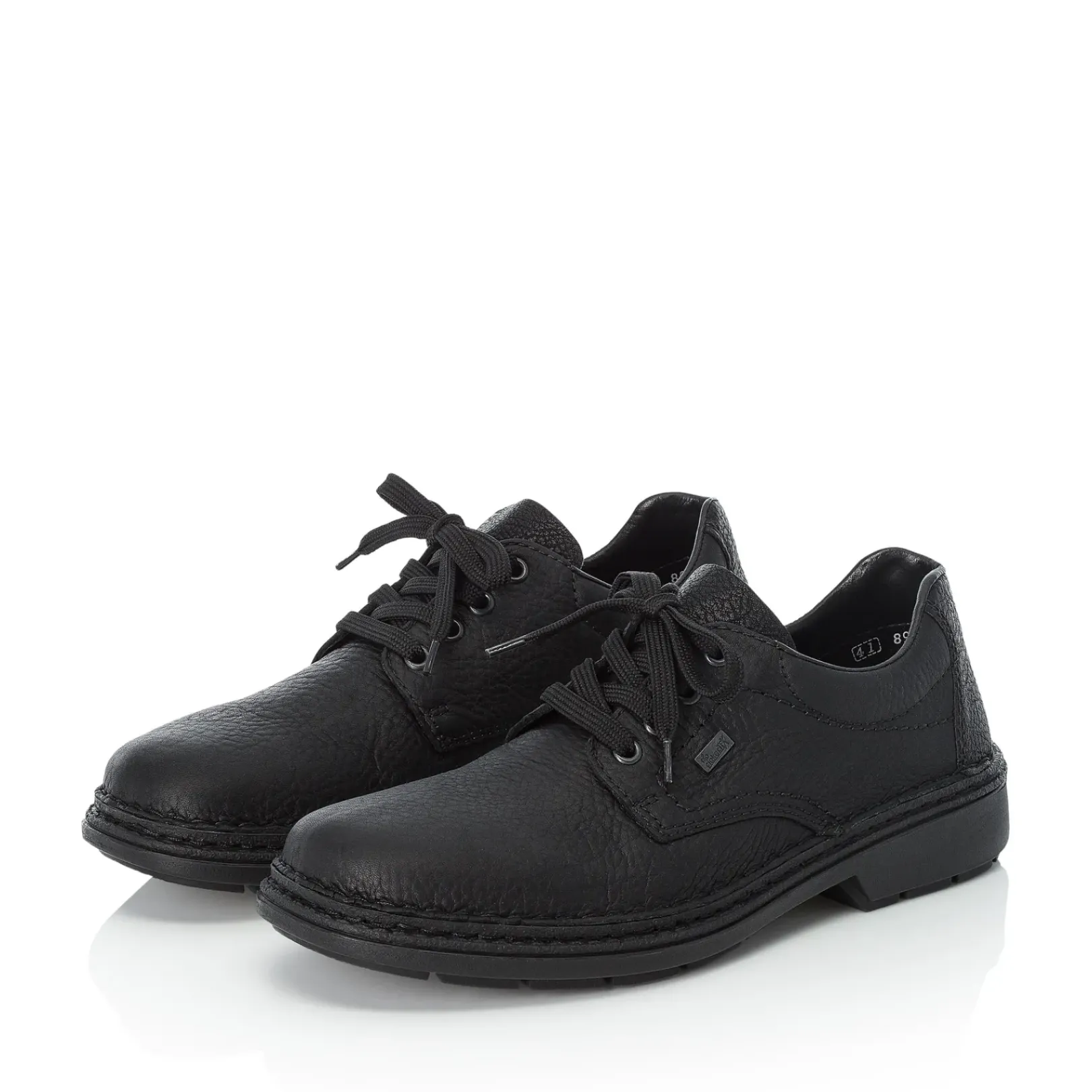 Sale Rieker Meskie Sznurowane Buty W Kolorze Kruczoczarnym
