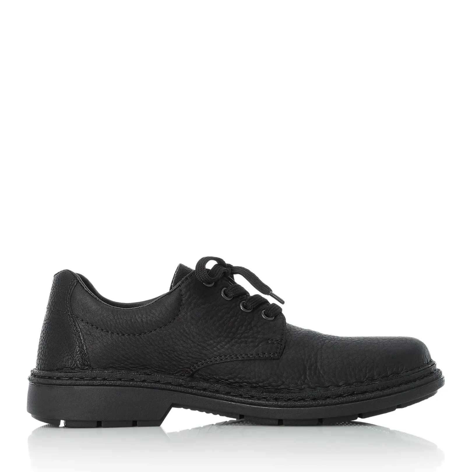 Sale Rieker Meskie Sznurowane Buty W Kolorze Kruczoczarnym