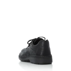 Sale Rieker Meskie Sznurowane Buty W Kolorze Kruczoczarnym
