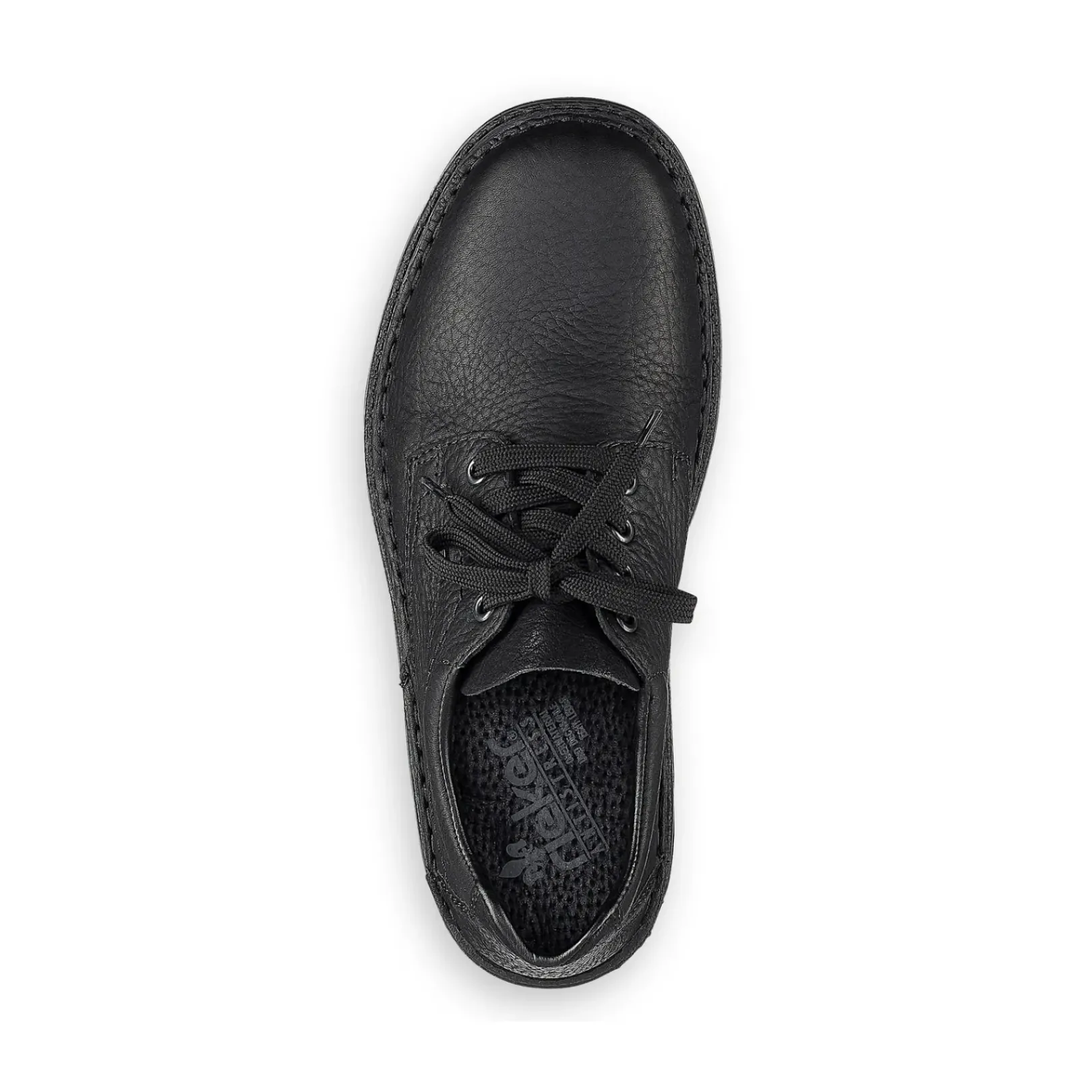 Sale Rieker Meskie Sznurowane Buty W Kolorze Kruczoczarnym