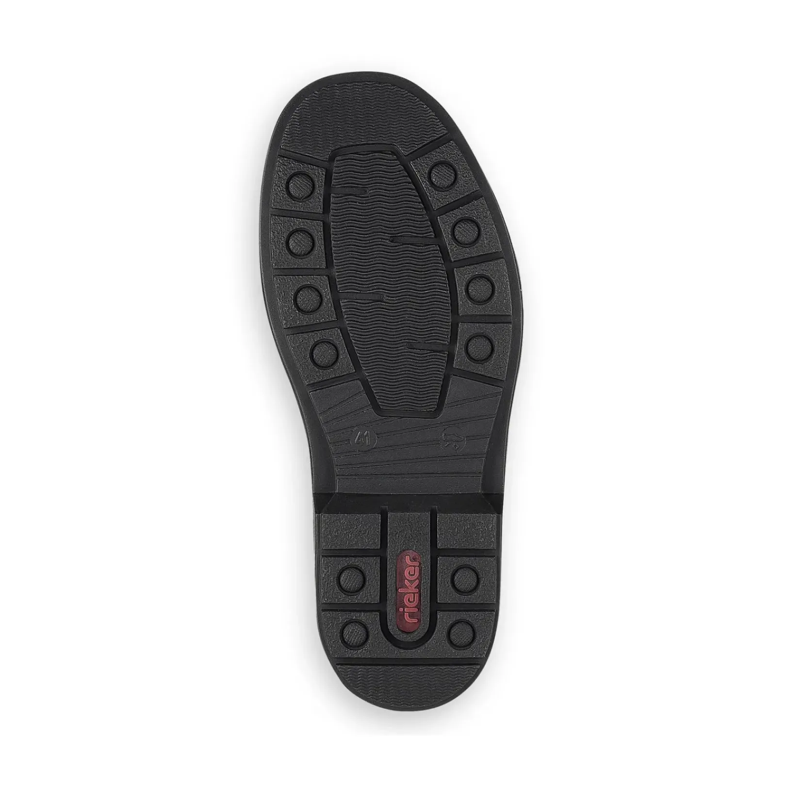 Sale Rieker Meskie Sznurowane Buty W Kolorze Kruczoczarnym
