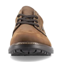 Hot Rieker Meskie Sznurowane Buty W Kolorze Kawowego Brazu
