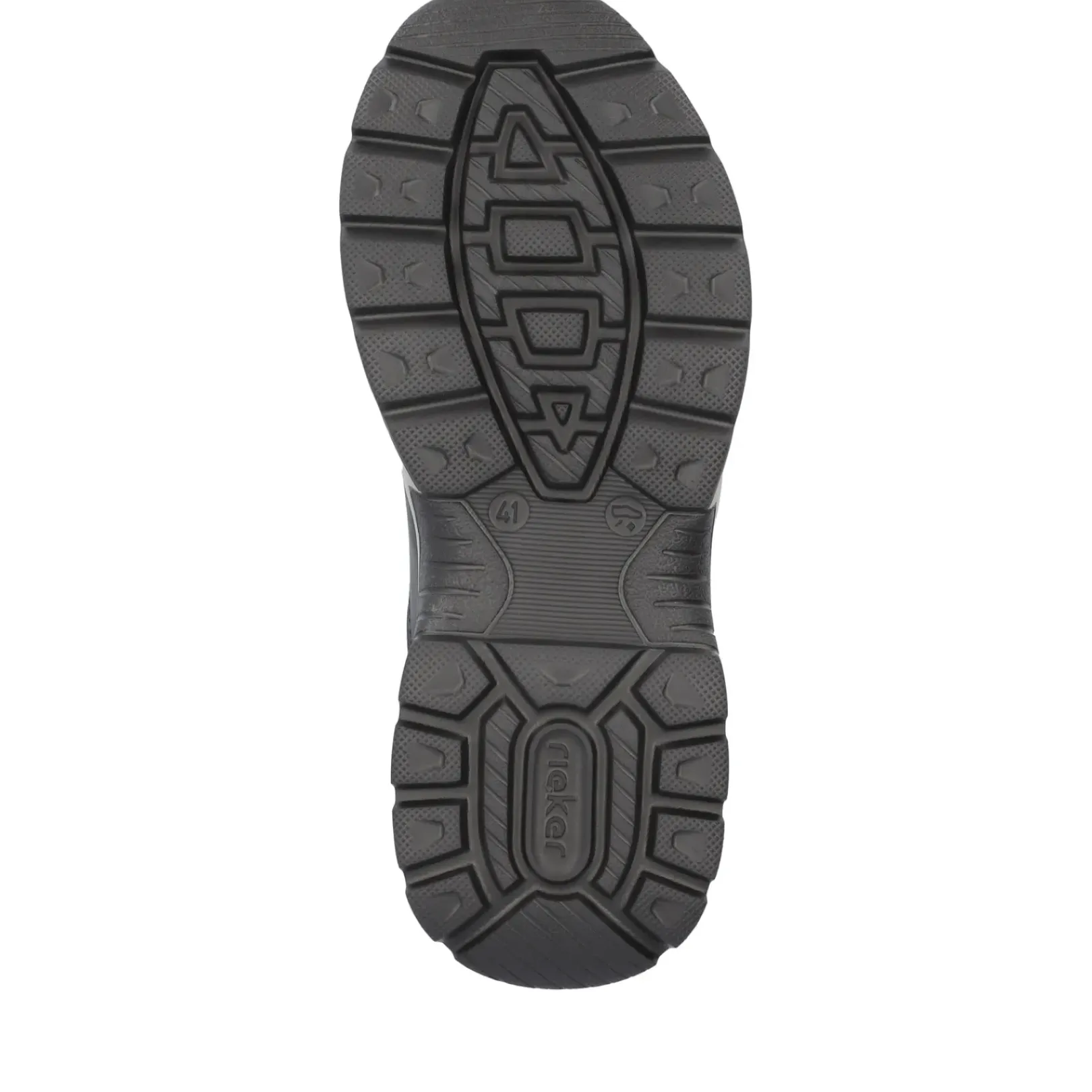 Discount Rieker Meskie Sznurowane Buty W Kolorze Stalowoniebieskim