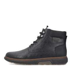 New Rieker Meskie Sznurowane Buty , Nocna, Czarna