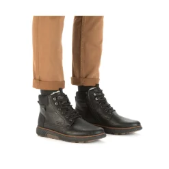 New Rieker Meskie Sznurowane Buty , Nocna, Czarna
