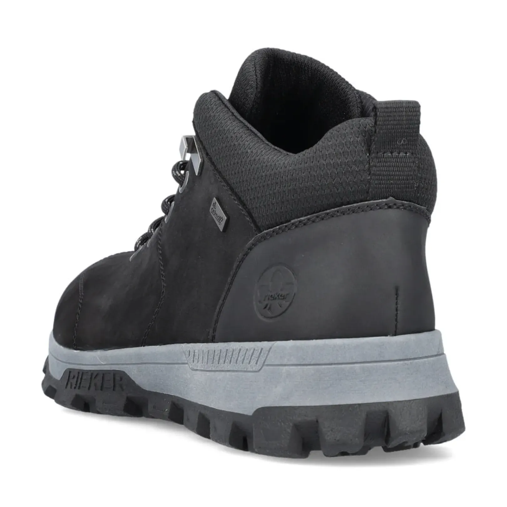 Online Rieker Meskie Sznurowane Buty , Asfaltowe, Czarne