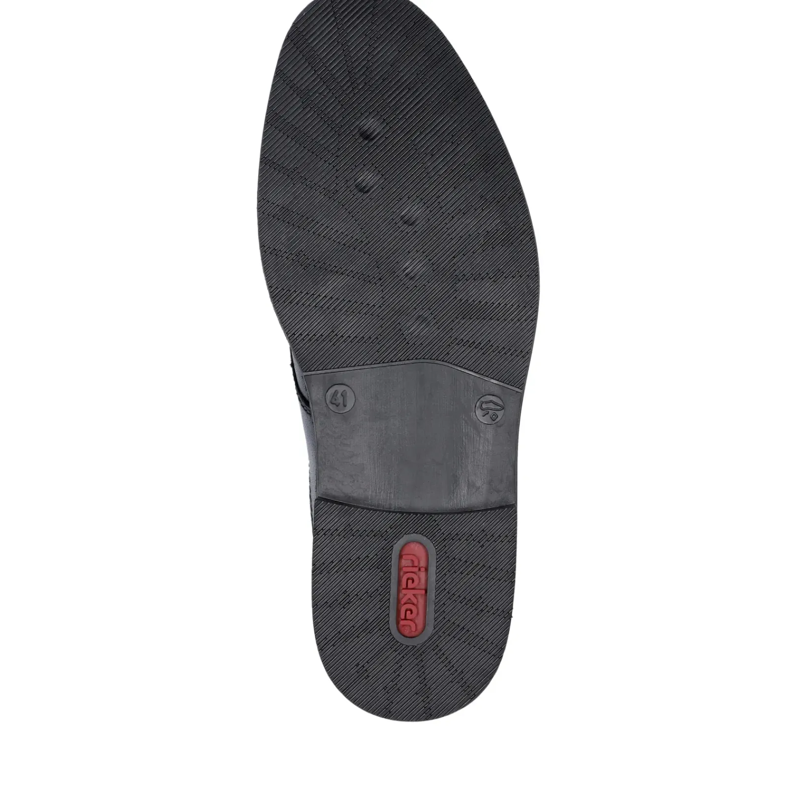 Discount Rieker Meskie Sznurowane Buty W Kolorze Nocnej Czerni
