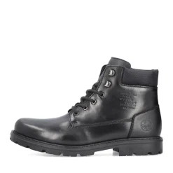 Clearance Rieker Meskie Sznurowane Buty W Kolorze Czarnym, Blyszczacym