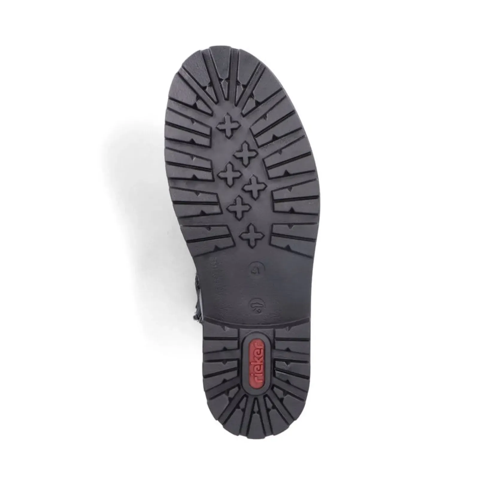 Clearance Rieker Meskie Sznurowane Buty W Kolorze Czarnym, Blyszczacym