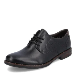 Discount Rieker Meskie Sznurowane Buty W Kolorze Ciemnej Czerni