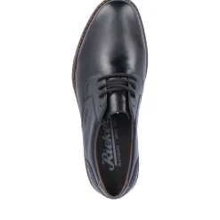 Discount Rieker Meskie Sznurowane Buty W Kolorze Ciemnej Czerni