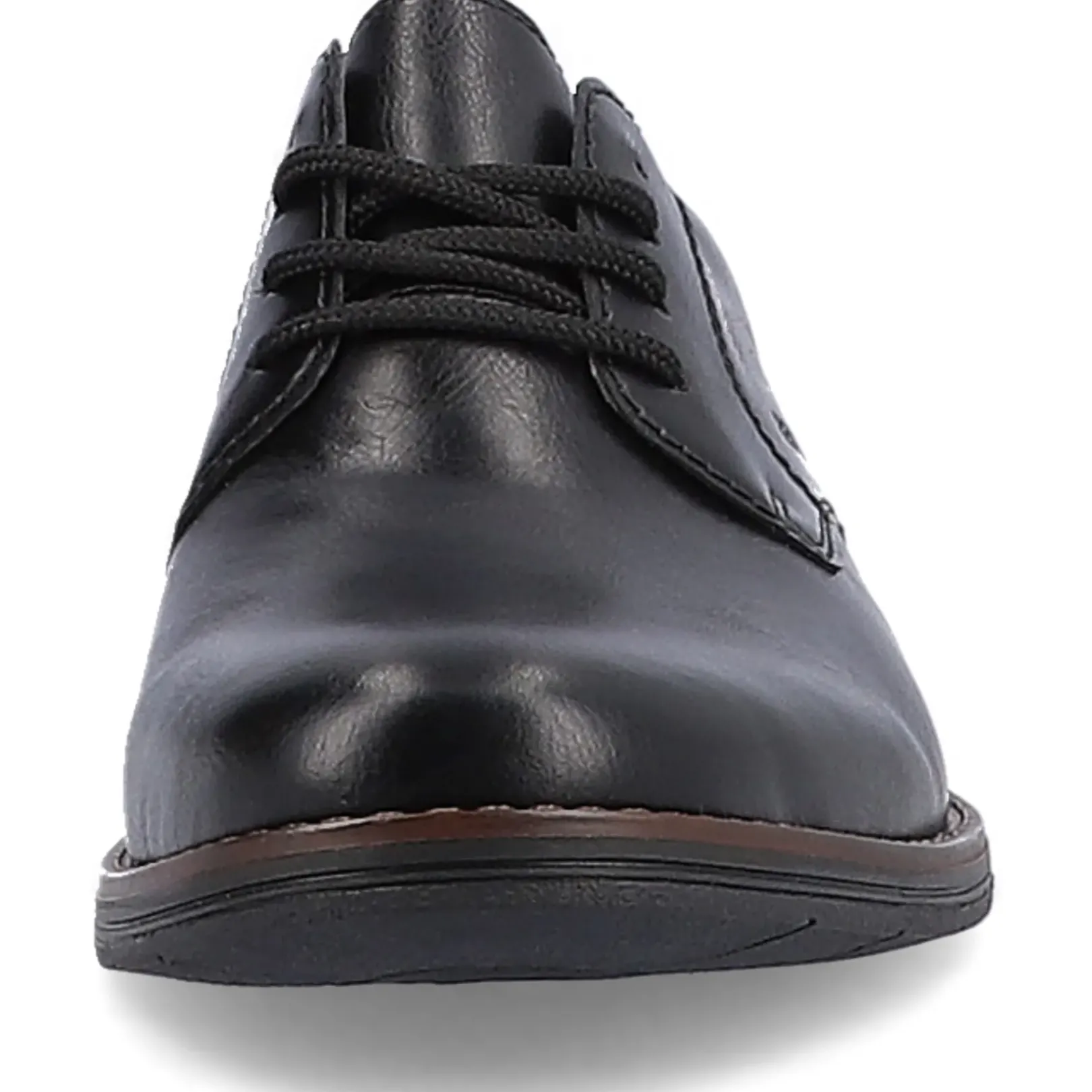 Discount Rieker Meskie Sznurowane Buty W Kolorze Ciemnej Czerni