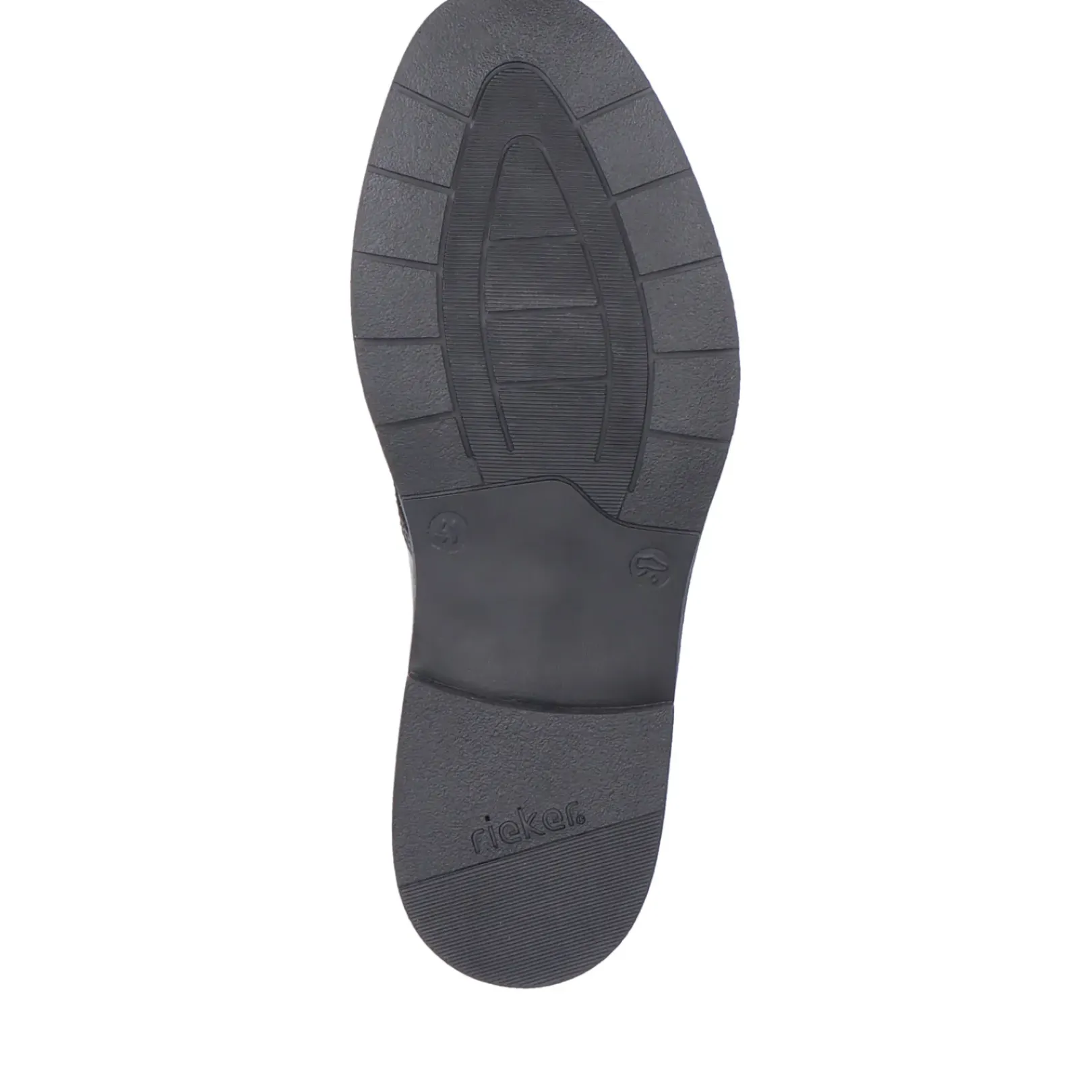 Discount Rieker Meskie Sznurowane Buty W Kolorze Ciemnej Czerni