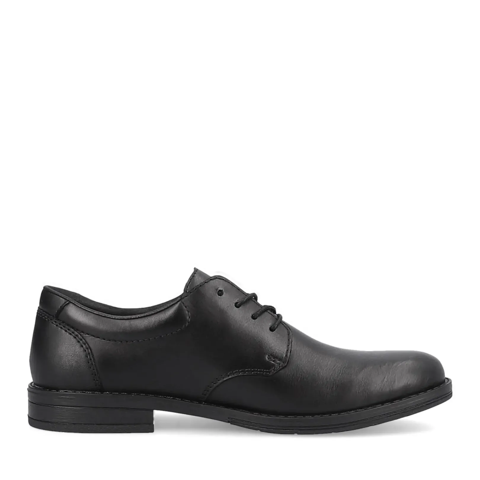 Outlet Rieker Meskie Sznurowane Buty W Kolorze Ciemnej Czerni