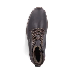 Hot Rieker Meskie Sznurowane Buty W Kolorze Kawowo-Brazowym