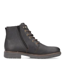 Hot Rieker Meskie Sznurowane Buty W Kolorze Kawowo-Brazowym