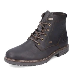 Hot Rieker Meskie Sznurowane Buty W Kolorze Kawowo-Brazowym