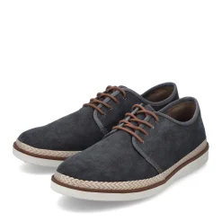 New Rieker Meskie Sznurowane Buty W Kolorze Ciemnoszarym