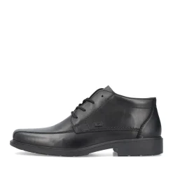 Fashion Rieker Meskie Sznurowane Buty W Kolorze Czarnym, Blyszczacym
