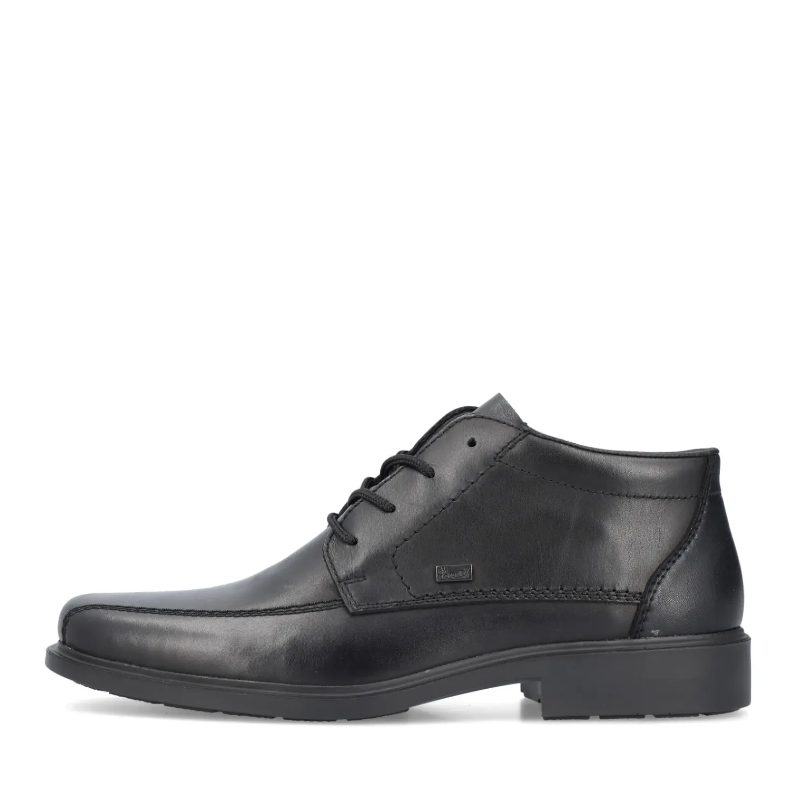 Fashion Rieker Meskie Sznurowane Buty W Kolorze Czarnym, Blyszczacym